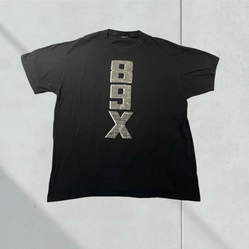 Vintage 89x new rock alternative radio t shirt sz large